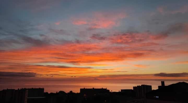 Bright Rooftop F3 Terrace Sea & Mountain View * Bastia (Corsica)